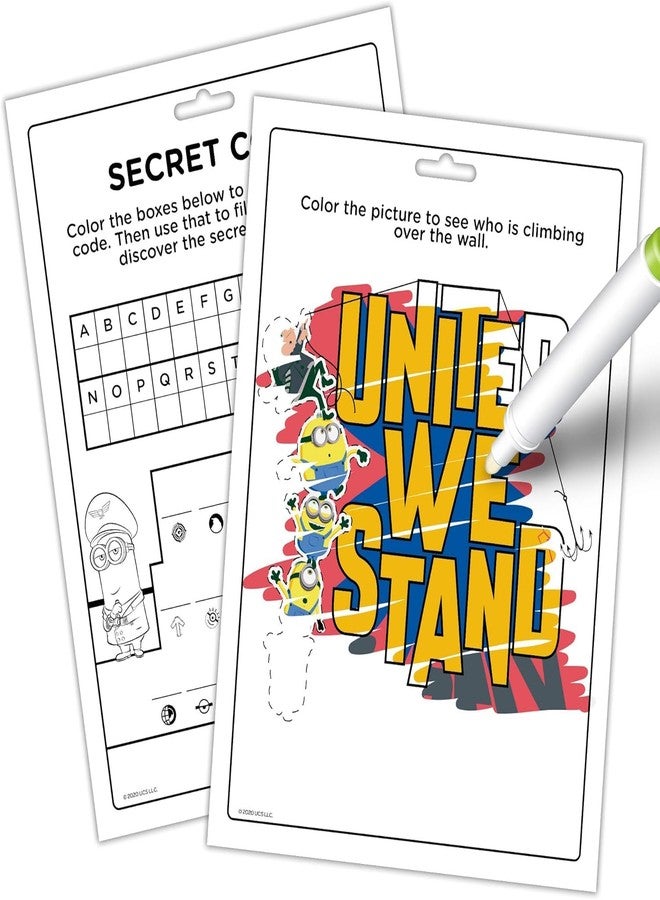 مينيونز مجموعة تلوين Minions Imagine Ink المميزة - تتضمن 3 كتب تلوين من فيلم Despicable Me Imagine Ink خالية من الفوضى للأطفال | هدايا وأنشطة حفلات Despicable Me - Image 3